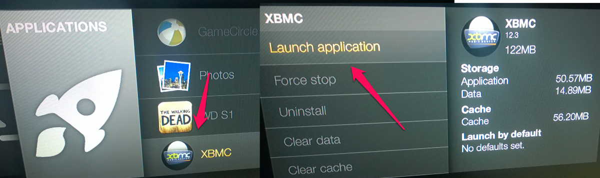 Running XBMC